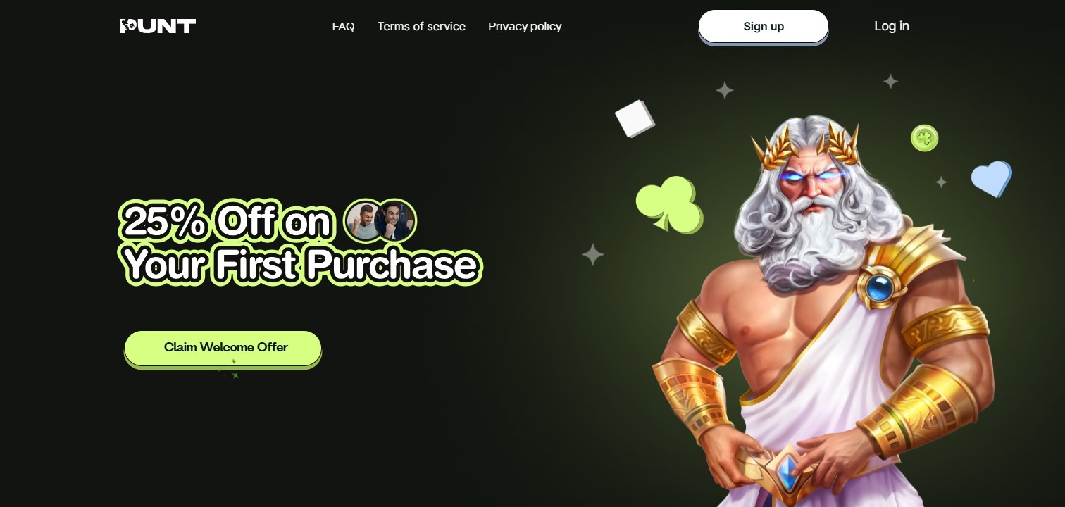 Punt Casino Home Image