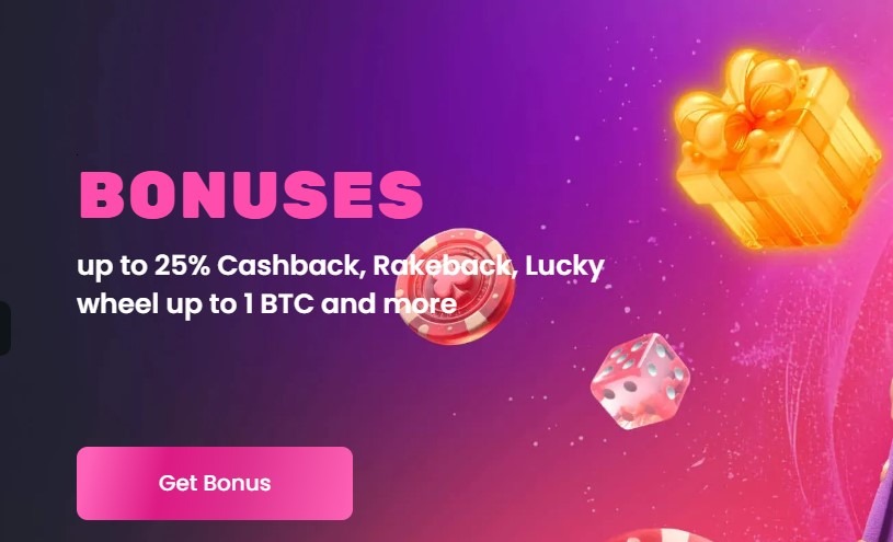 Rakebit Casino Homepage