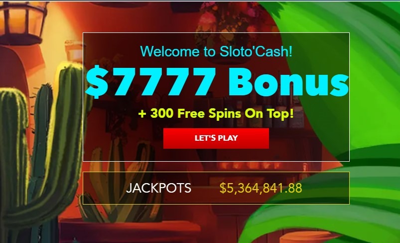 Slotocash Casino Homepage
