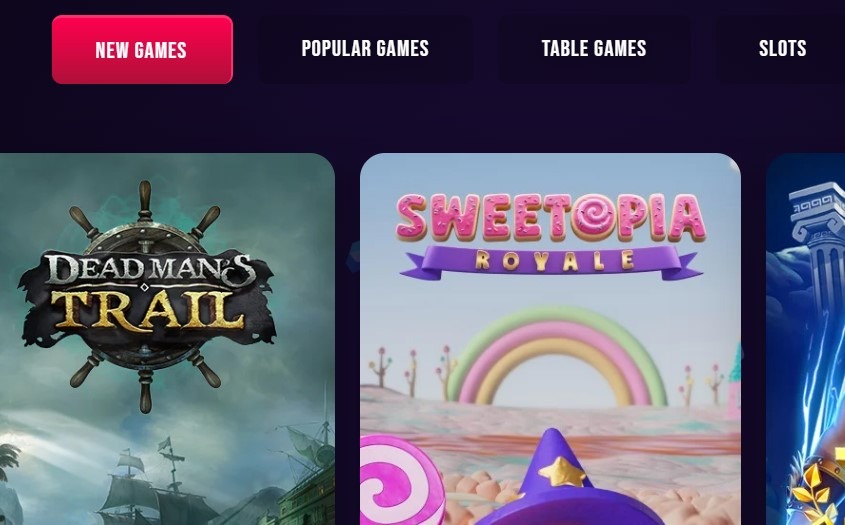 Sweepslots Casino Games