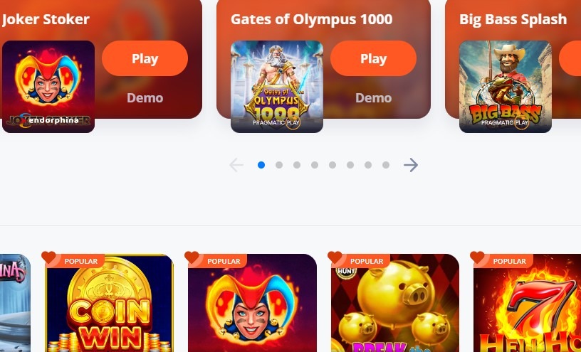 Vulkan Vegas Casino Games