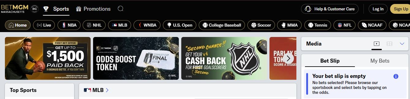 Betmgm Casino Main Page