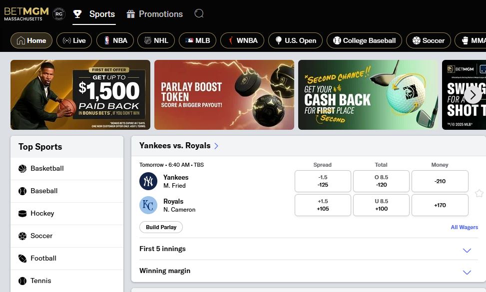 Betmgm Casino Page