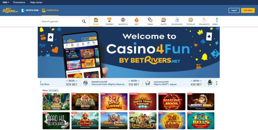 Betrivers Casino Home Image