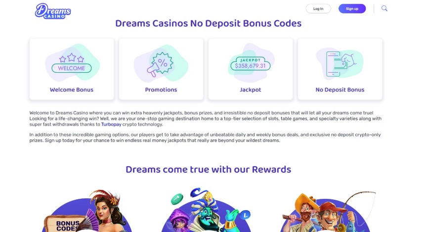 Dreams Casino Promo Image