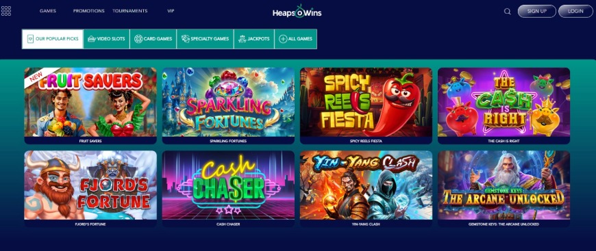Heapsowins Casino Games Image