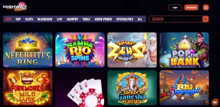 Highway Casino Games Image