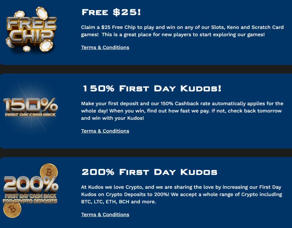 Kudos Casino No Deposit Bonus Desk Ss1