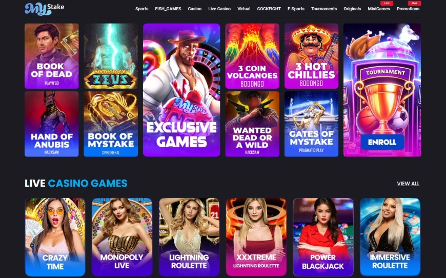 Mystake Casino Games Image