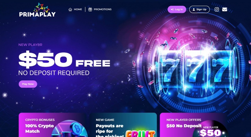 Primaplay Casino Home Image