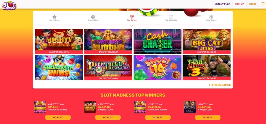 Slot Madness Casino Games Image