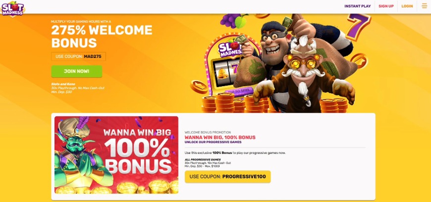 Slot Madness Casino Promotions Image