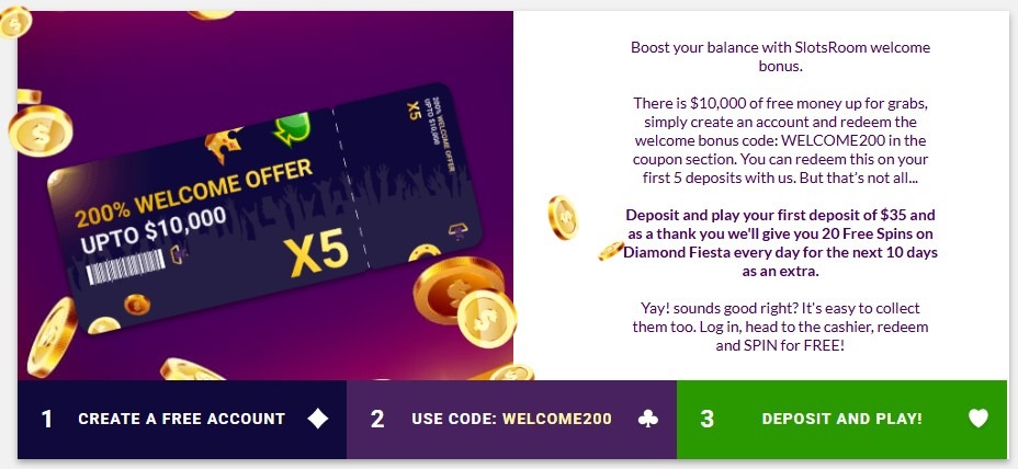 Slots Room Casino Deposit Bonus Desk Ss1