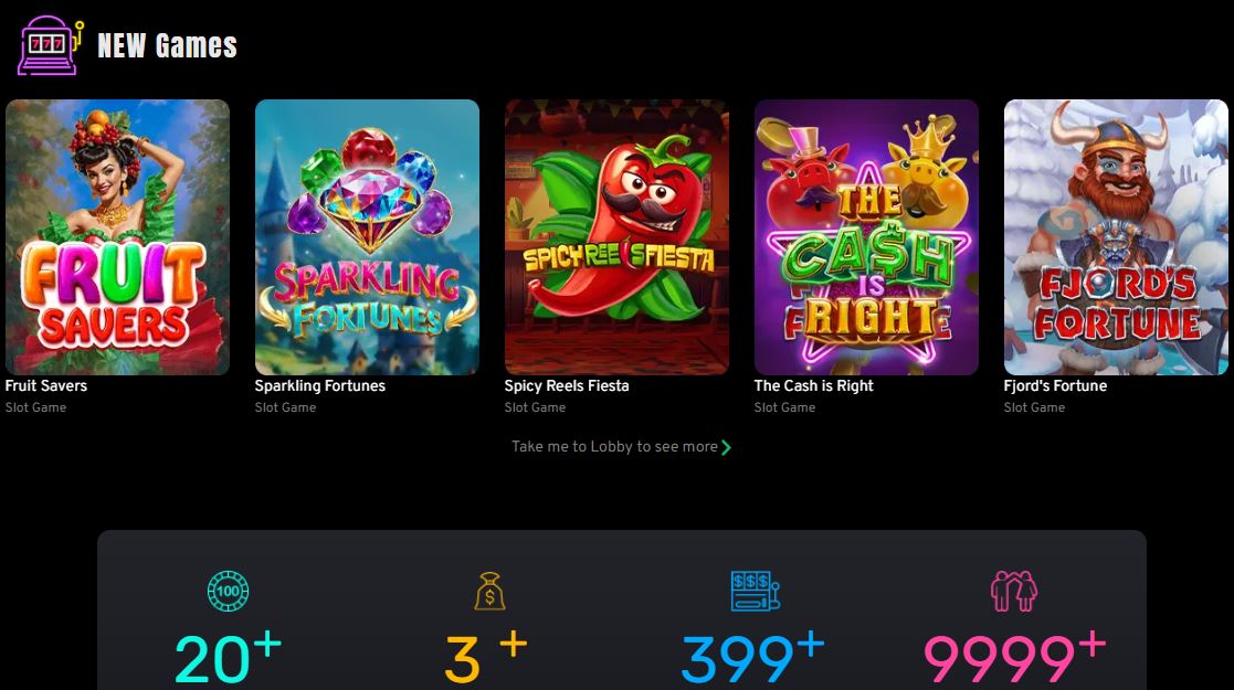 Uptown Aces Casino Game Page