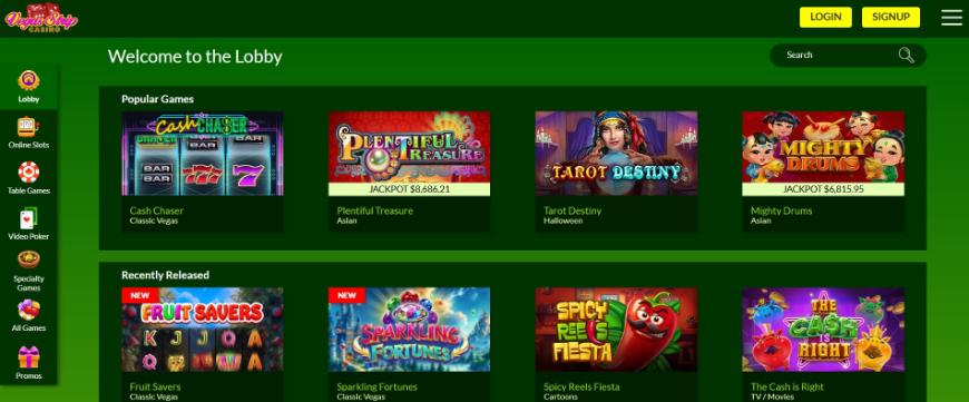 Vegas Strip Casino Game Page