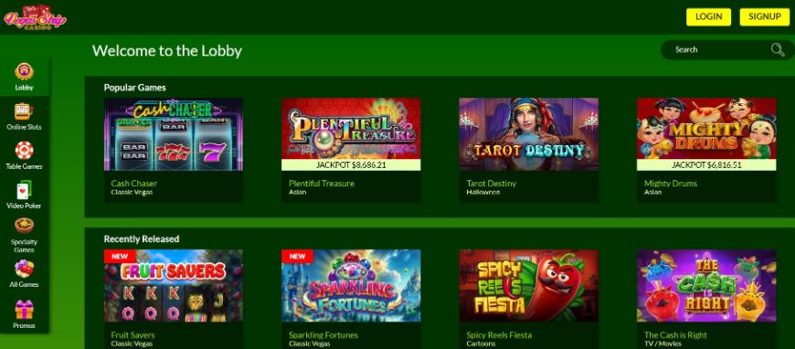 Vegas Strip Casino Lobby Page