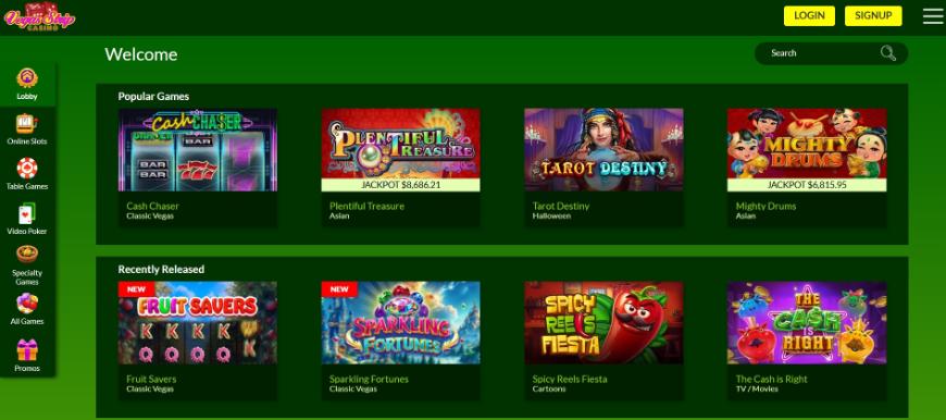 Vegas Strip Casino Main Page