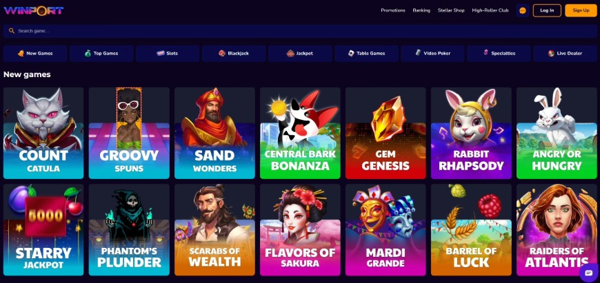 Winport Casino Games Image