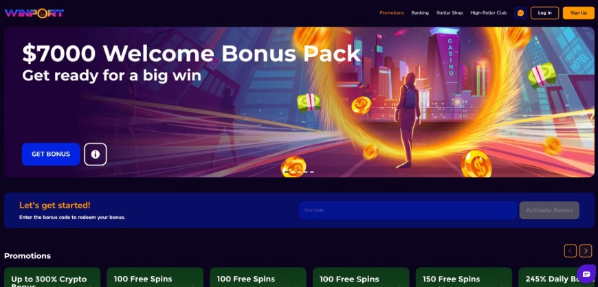 Winport Casino Promotions Image