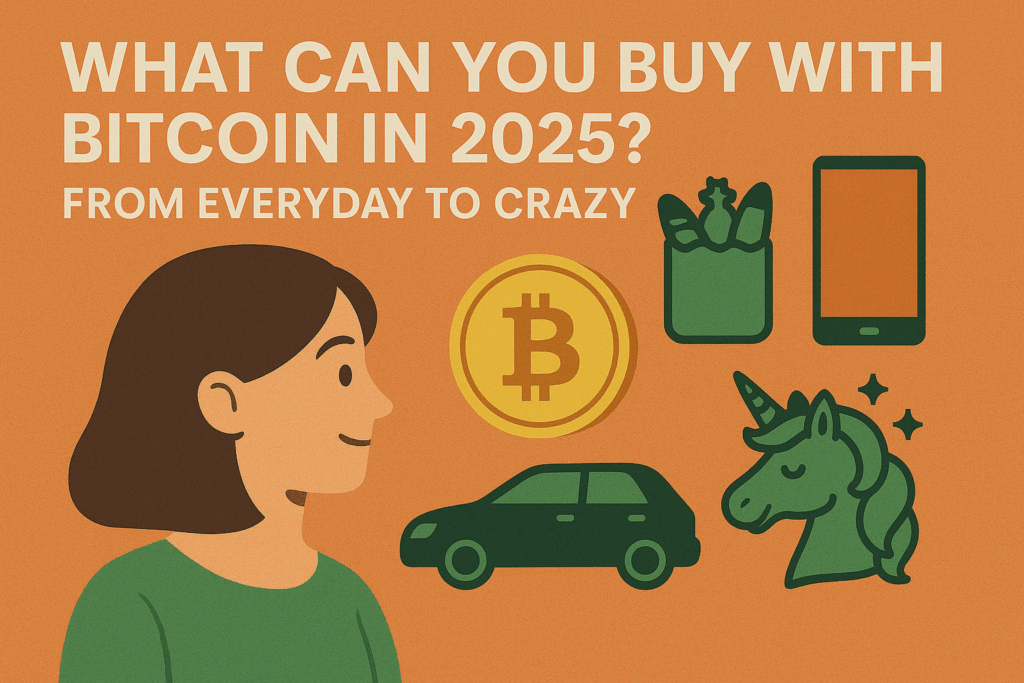What Can You Buy with Bitcoin in 2025? From Everyday to Crazy