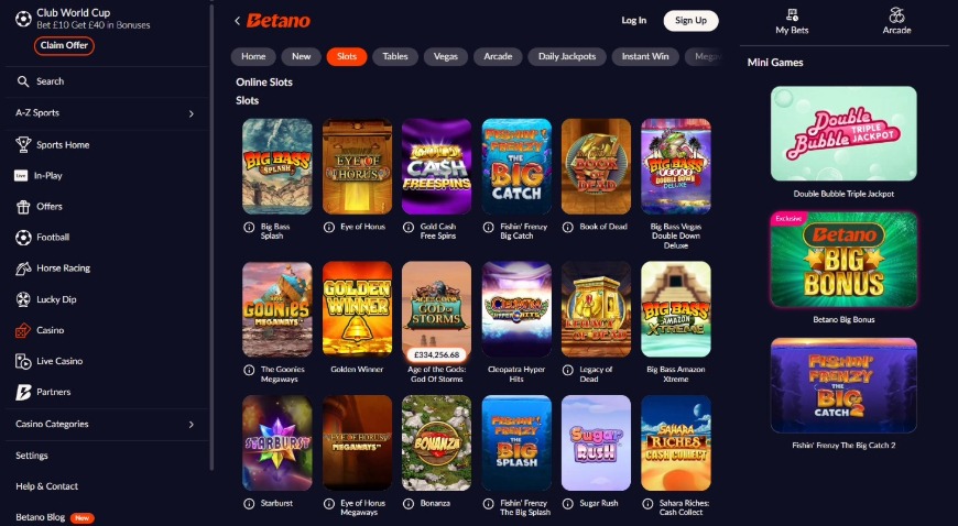 Betano Games Image
