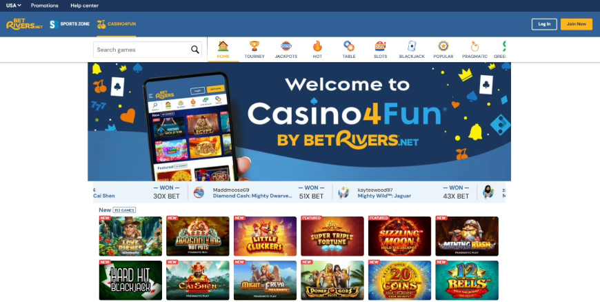 Betrivers Casino Home Image