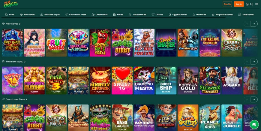 Croco Casino Games Image