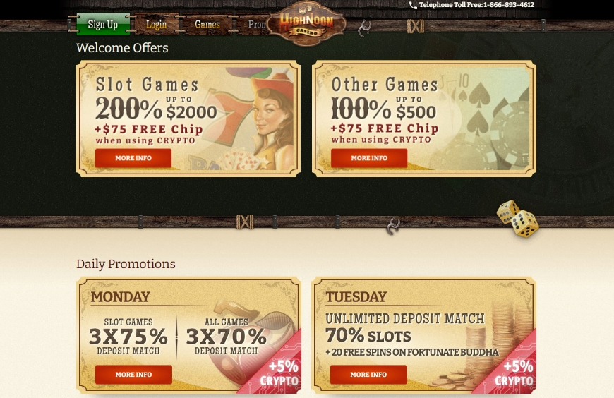 Highnoon Casino Promo Image
