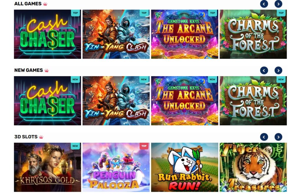 Kats Casino Games Image