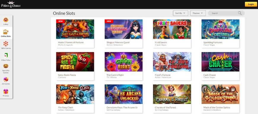 Palace Of Chance Casino Games Image