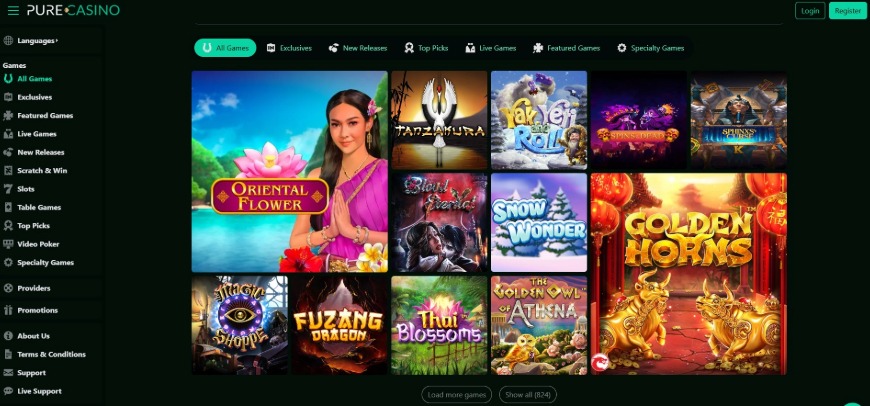 Pure Casino Games Image
