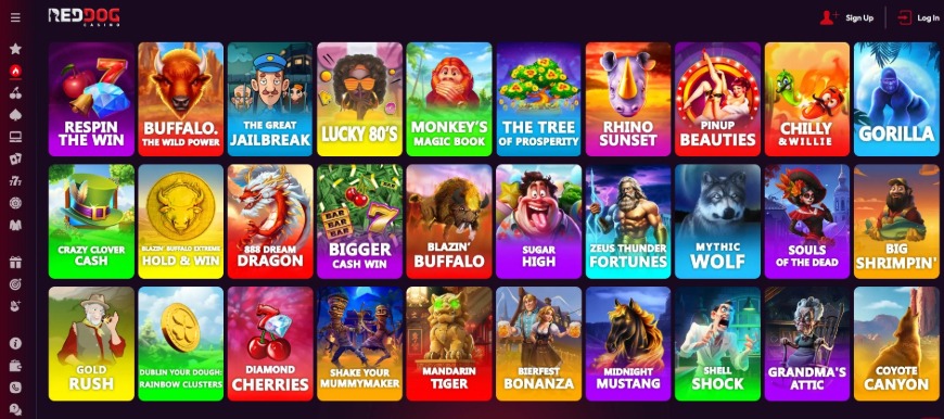 Red Dog Casino Games Image
