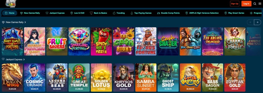 Sloto Cash Casino Games Image