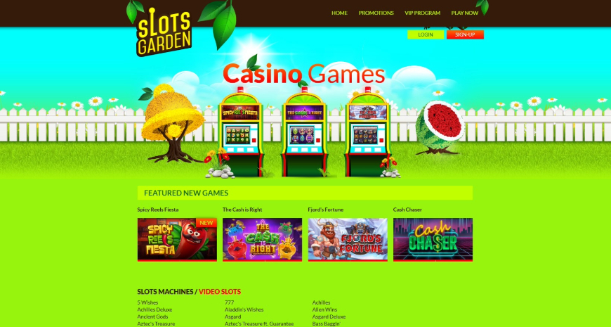 Slots Garden Games Image