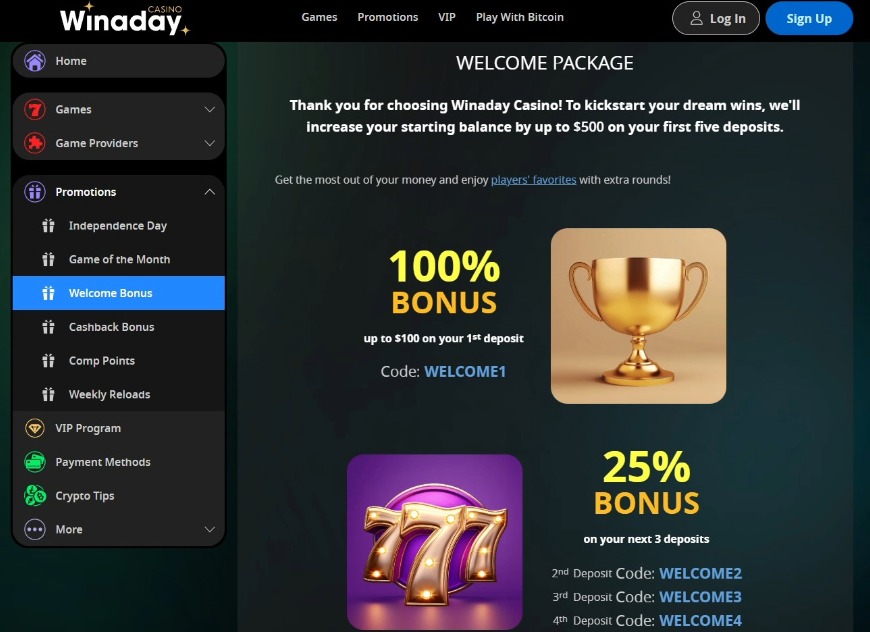 Winaday Casino Promotions Image (2)