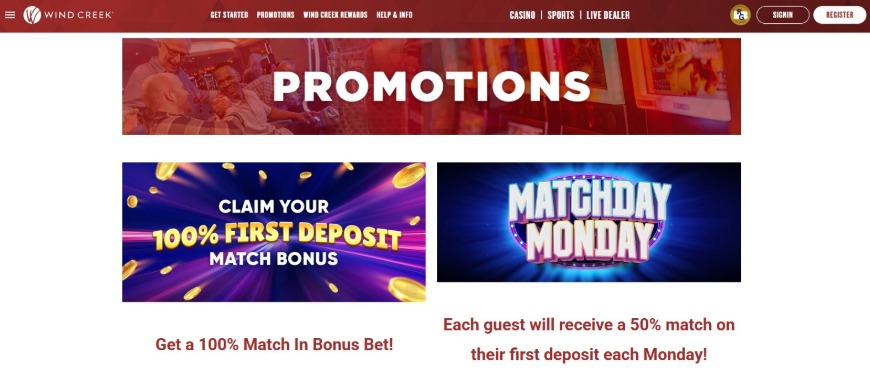 Windcreek Casino Promotions Image