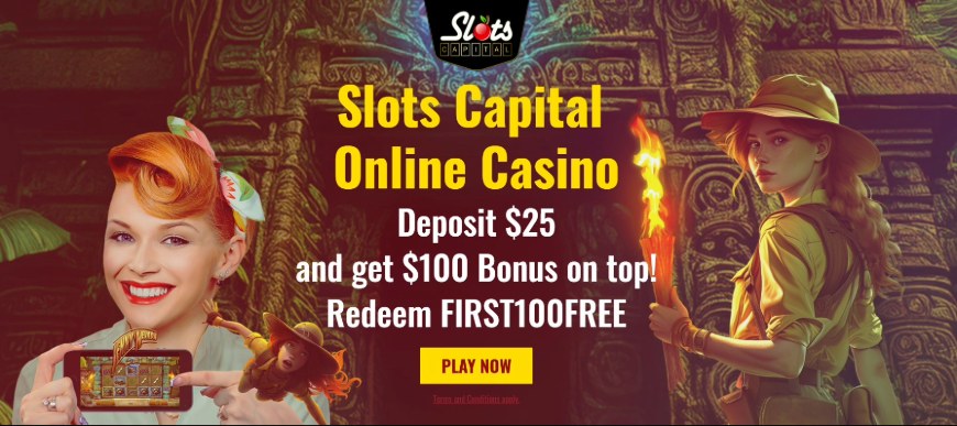 Slots Capital Homepage Image