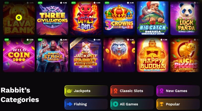 Jackpot Rabbit Games