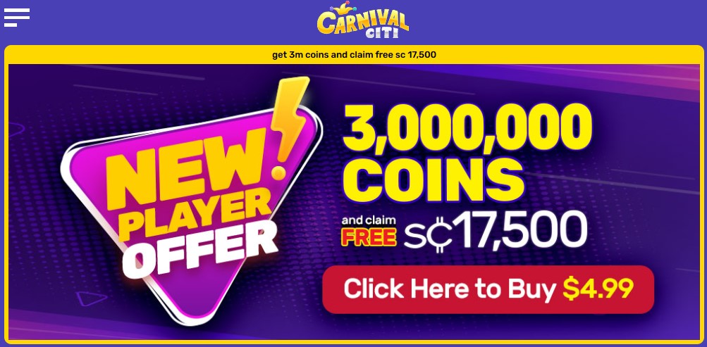 Carnival Citi New Player Offer Clovr