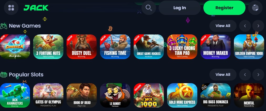 Jack Casino Games Clovr