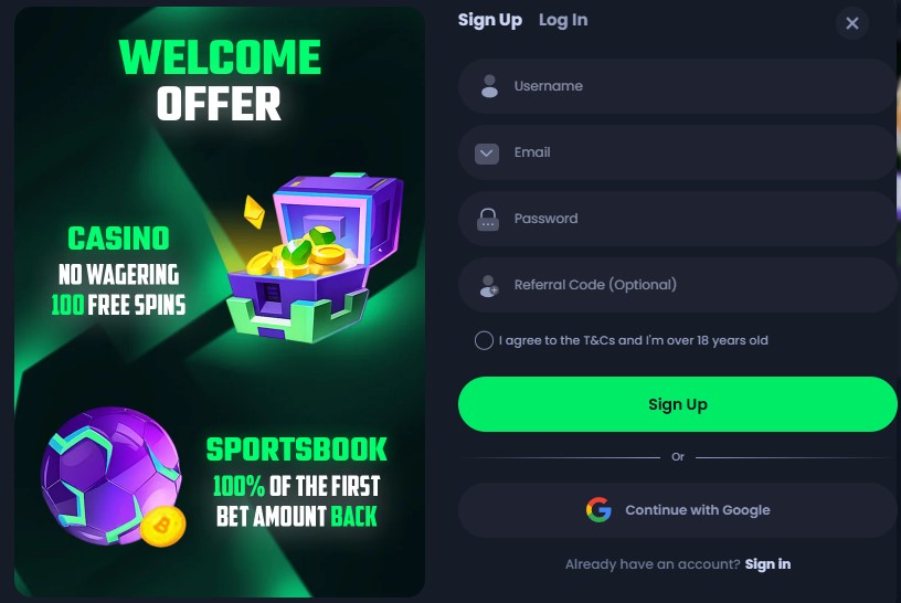 Jack Signup Clovr