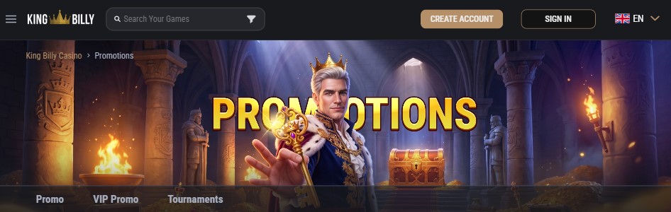 King Billy Promo Banner Clovr