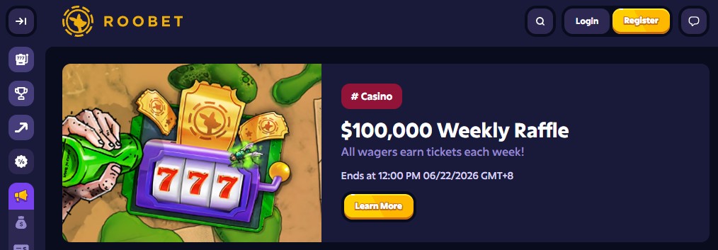 Roobet Promotions Clovr