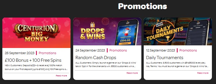 Spin Casino Promo Clovr