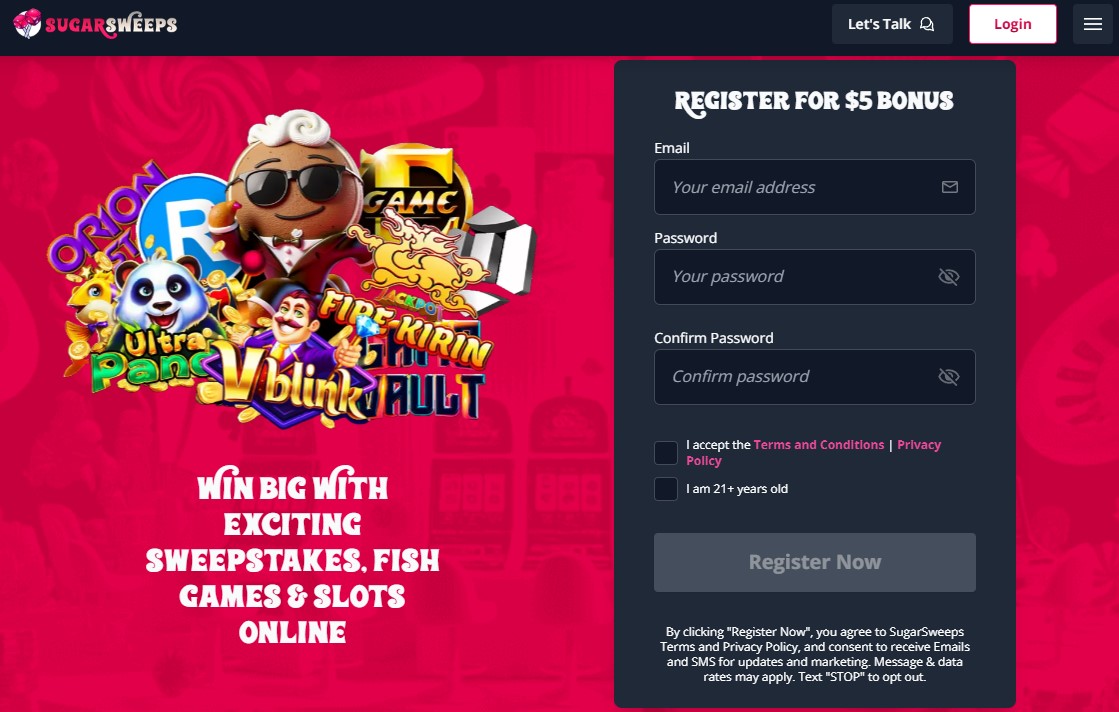 Sugarsweeps Register Clovr