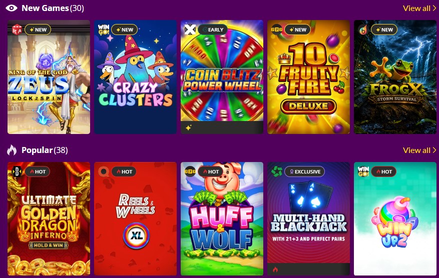 Superslots Games Clovr