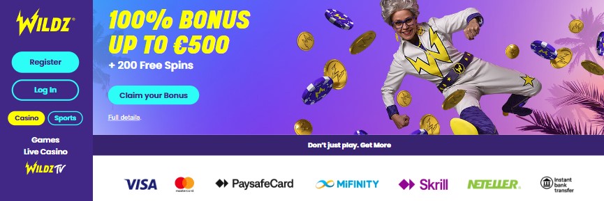 Wildz Casino Home Clovr
