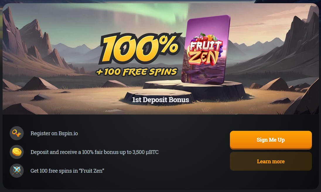 Bspin Casino Promo Clovr