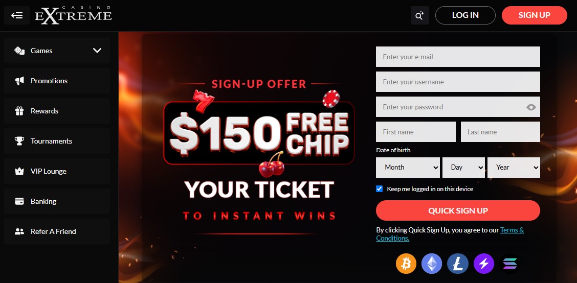 Casino Extreme Home Clovr