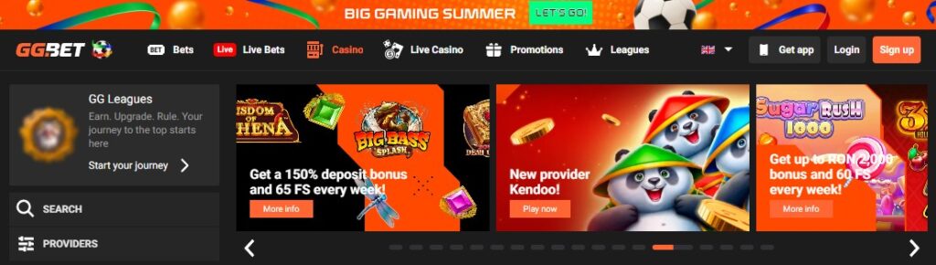 Ggbet Casino Home Clovr